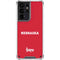 University of Nebraska Red Galaxy S21 Ultra 5G Clear Case